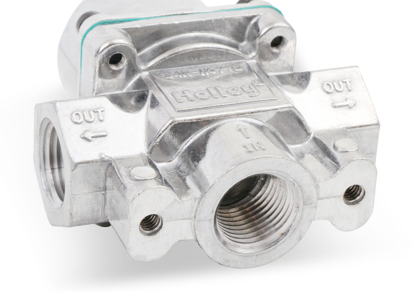 Carbureted Fuel Pressure Regulator Street/strip Carbureted Applications Two Port Adjustable from 4.5 to 9 PSI Holley-6