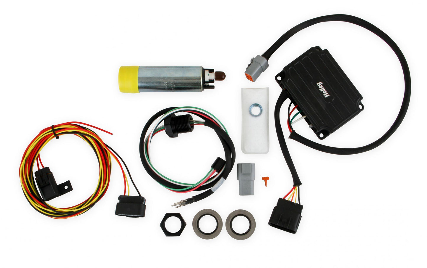 VR1 Series Brushless Fuel Pump W/controller and Bulkhead Harness Quick Kit Street/strip CARB or EFI Applications Supports Up to 2150 EFI or 2400 CARB HP Compatible with Pump Gas, Race Gas, Methanol and E85 Holley