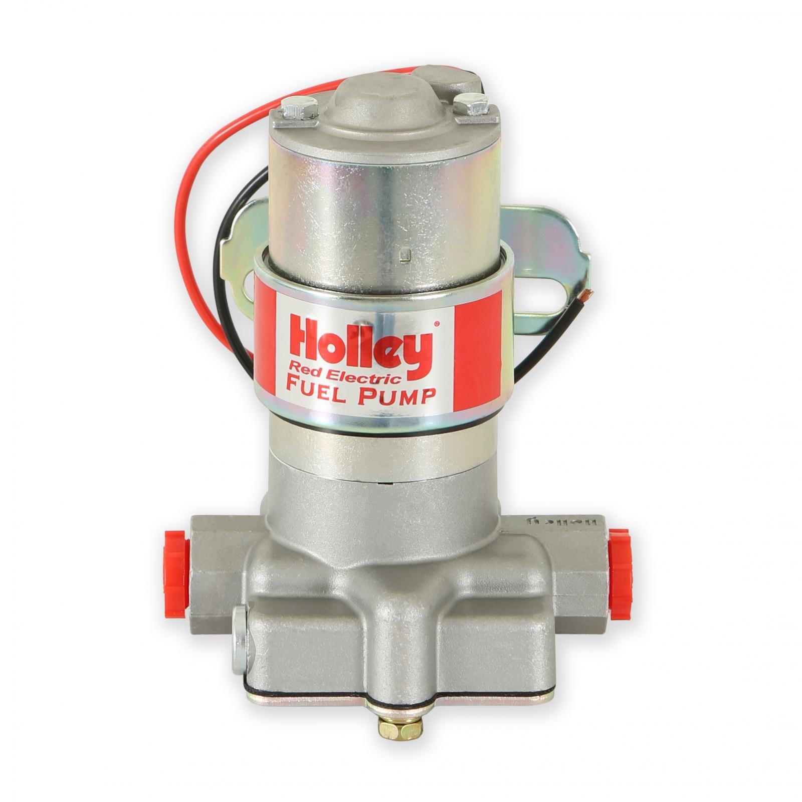 97 GPH RED Electric Fuel Pump Street/strip Carbureted Applications Compatible with Gasoline Only Holley-1