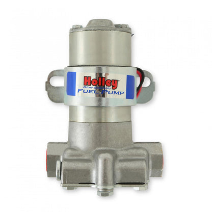 110 GPH Blue Electric Fuel Pump with Regulator Street/strip Carbureted Applications Gasoline Only Holley-1