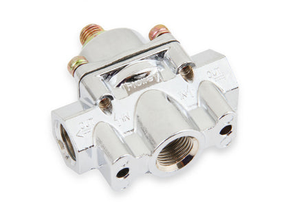 Chrome Carbureted Fuel Pressure Regulator Street/strip Carbureted Applications Two Port Adjustable from 1 to 4 PSI Holley-6