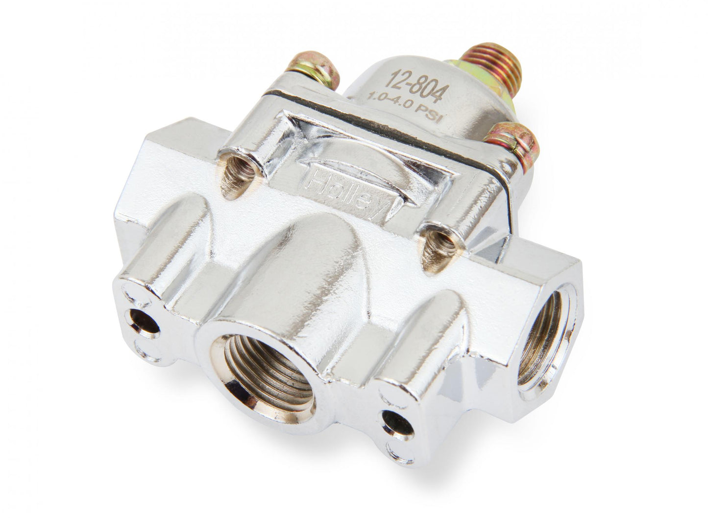 Chrome Carbureted Fuel Pressure Regulator Street/strip Carbureted Applications Two Port Adjustable from 1 to 4 PSI Holley-7