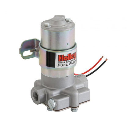 140 GPH Black Electric Fuel Pump Street/strip Carbureted Applications Compatible with Gasoline Only Holley-1