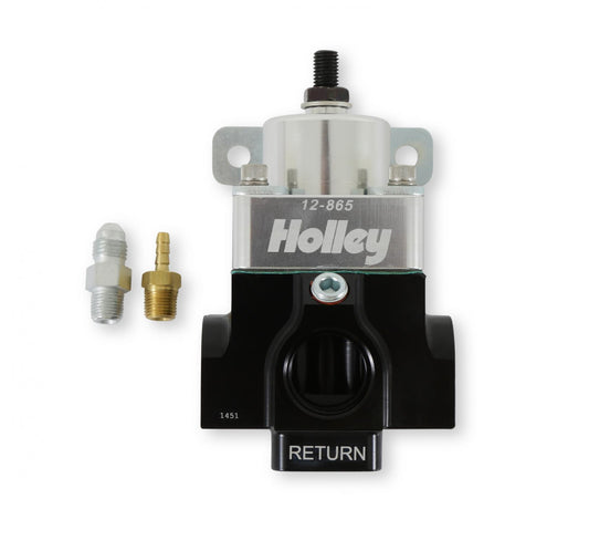 4 Port VR Series Fuel Pressure Regulator Four Port Adjustable 4 to 9 PSI Boost Reference 11 Holley