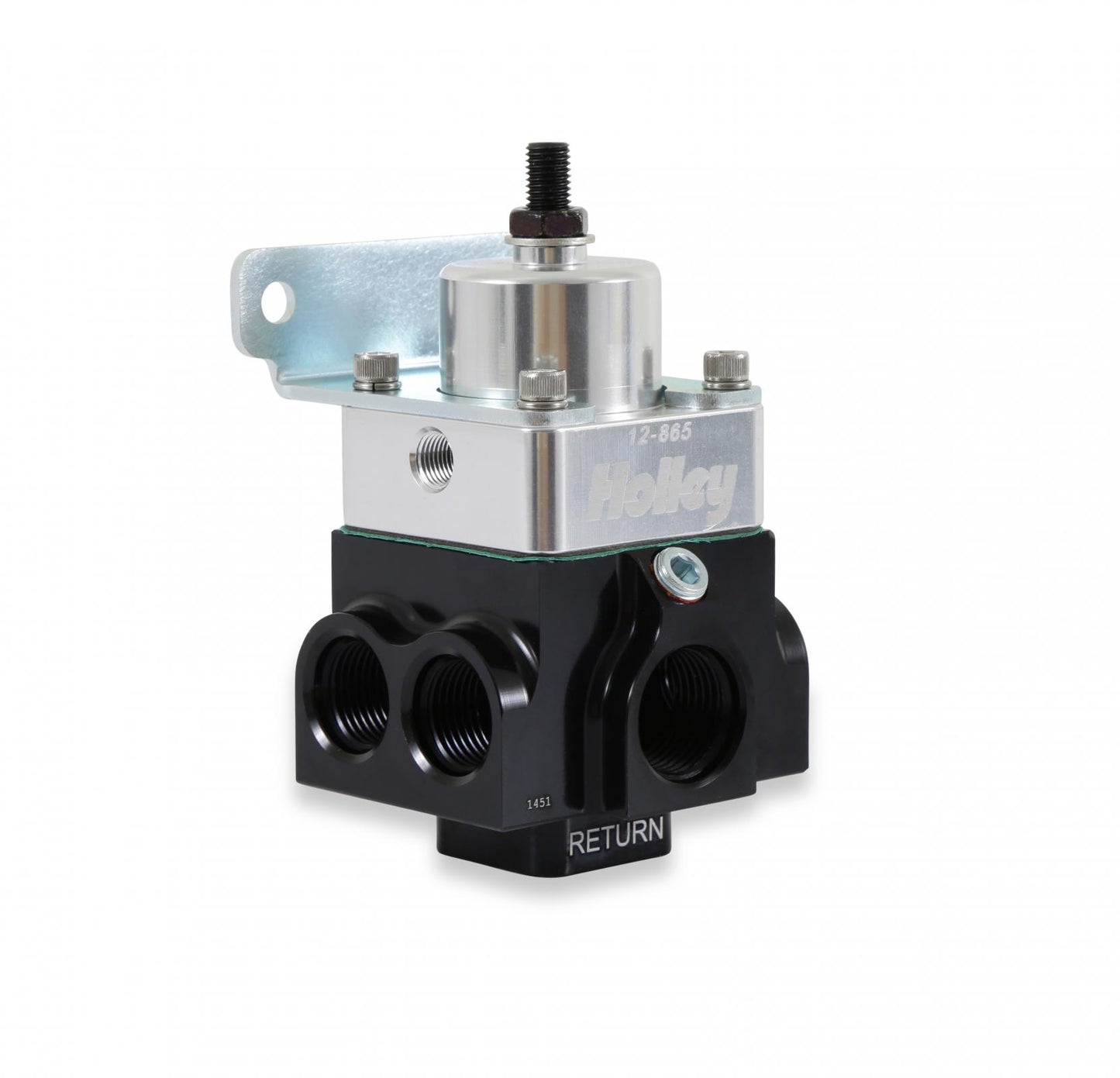 4 Port VR Series Fuel Pressure Regulator Four Port Adjustable 4 to 9 PSI Boost Reference 11 Holley-1