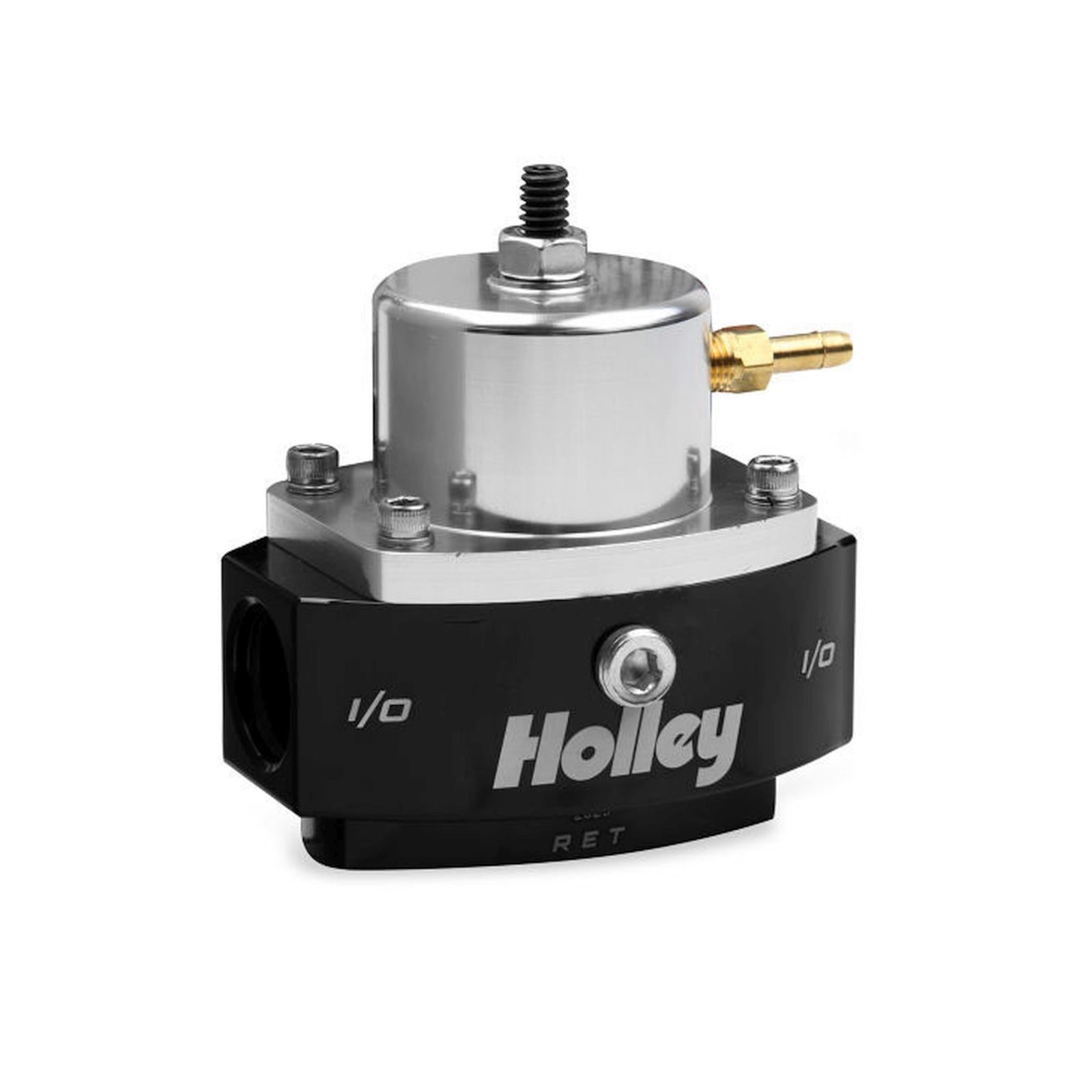 Carb/efi Adjustable Billet By-Pass Regulator-6AN Carb/efi Adjustable Billet By-Pass Return Style Fuel Pressure Regulator 6AN Boost Reference 11 Holley