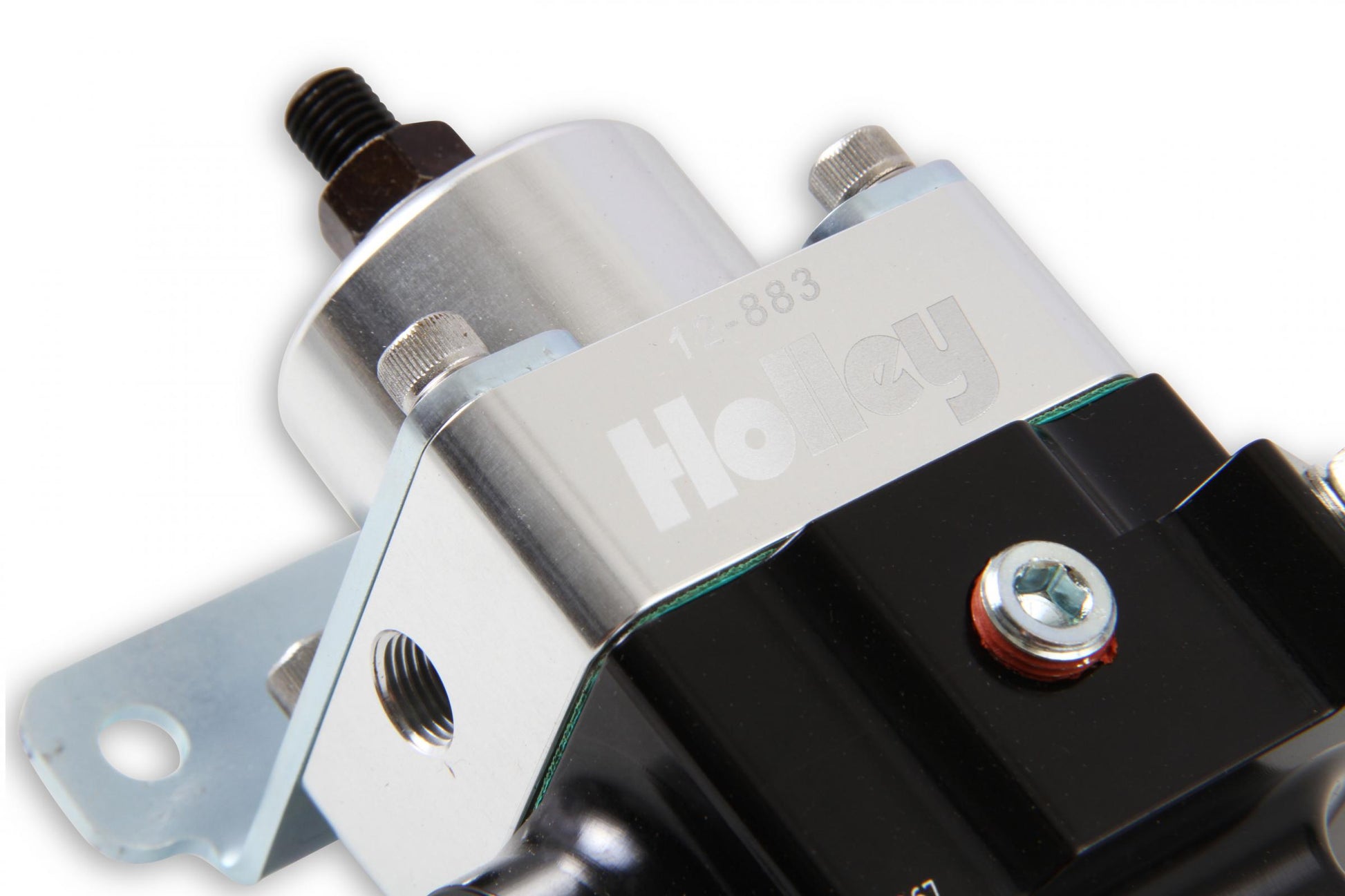 Double Adjustable Fuel Regulator 2 Port Double Adjustable Regulator 10AN Adjustable from 4-9 PSI Holley-3