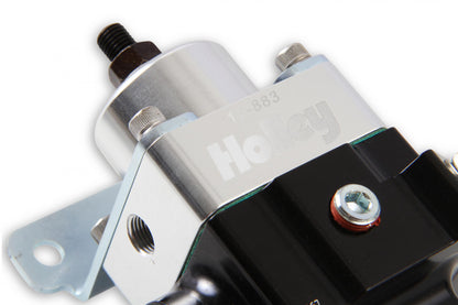 Double Adjustable Fuel Regulator 2 Port Double Adjustable Regulator 10AN Adjustable from 4-9 PSI Holley-3