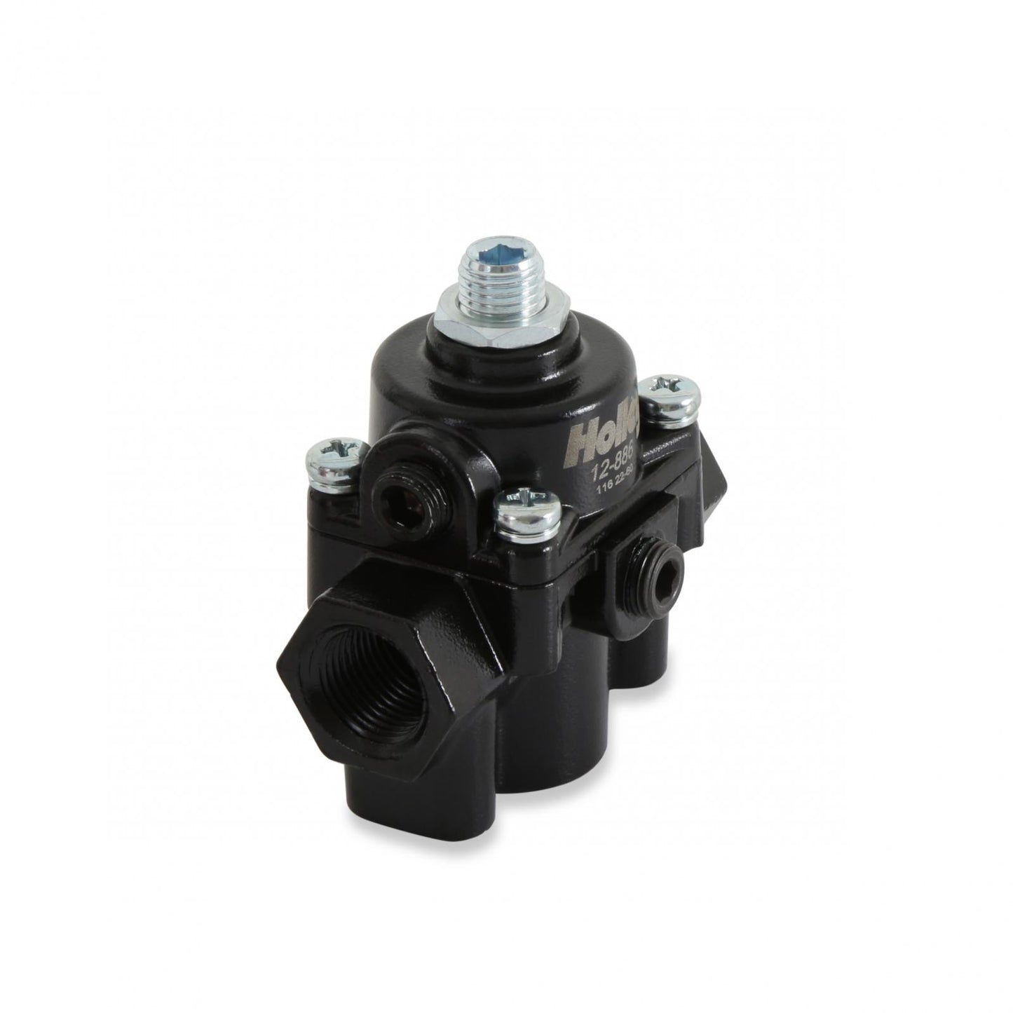 Die Cast EFI by Pass Style Fuel Pressure Regulators Black Die Cast Fuel Regulator, 60 PSI Holley
