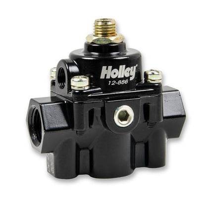 Die Cast EFI by Pass Style Fuel Pressure Regulators Black Die Cast Fuel Regulator, 60 PSI Holley-1