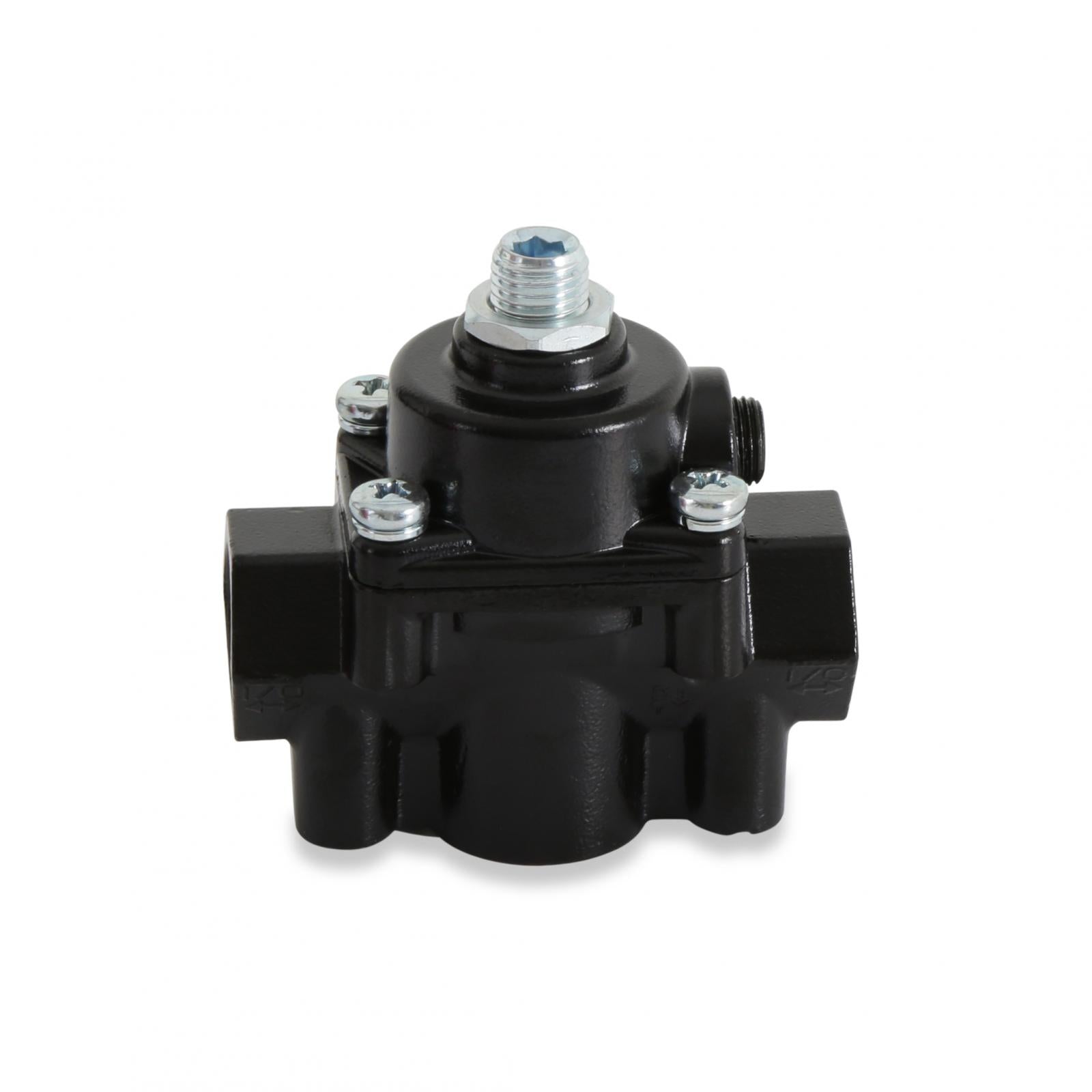 Die Cast EFI by Pass Style Fuel Pressure Regulators Black Die Cast Fuel Regulator, 60 PSI Holley-2
