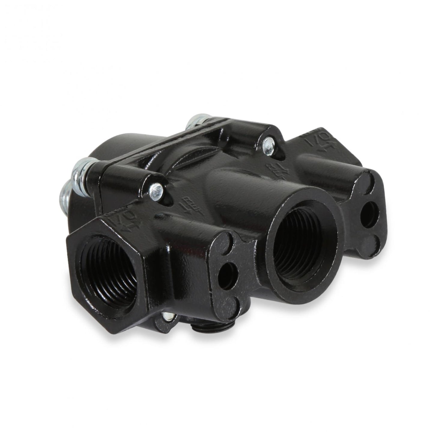 Die Cast EFI by Pass Style Fuel Pressure Regulators Black Die Cast Fuel Regulator, 60 PSI Holley-3