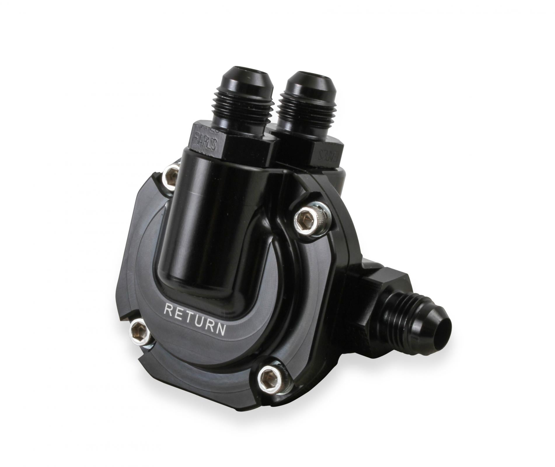 Billet EFI Return Style Fuel Pressure Regulator EFI Return Style Regulator 59.5 PSI Black Finish Holley-1