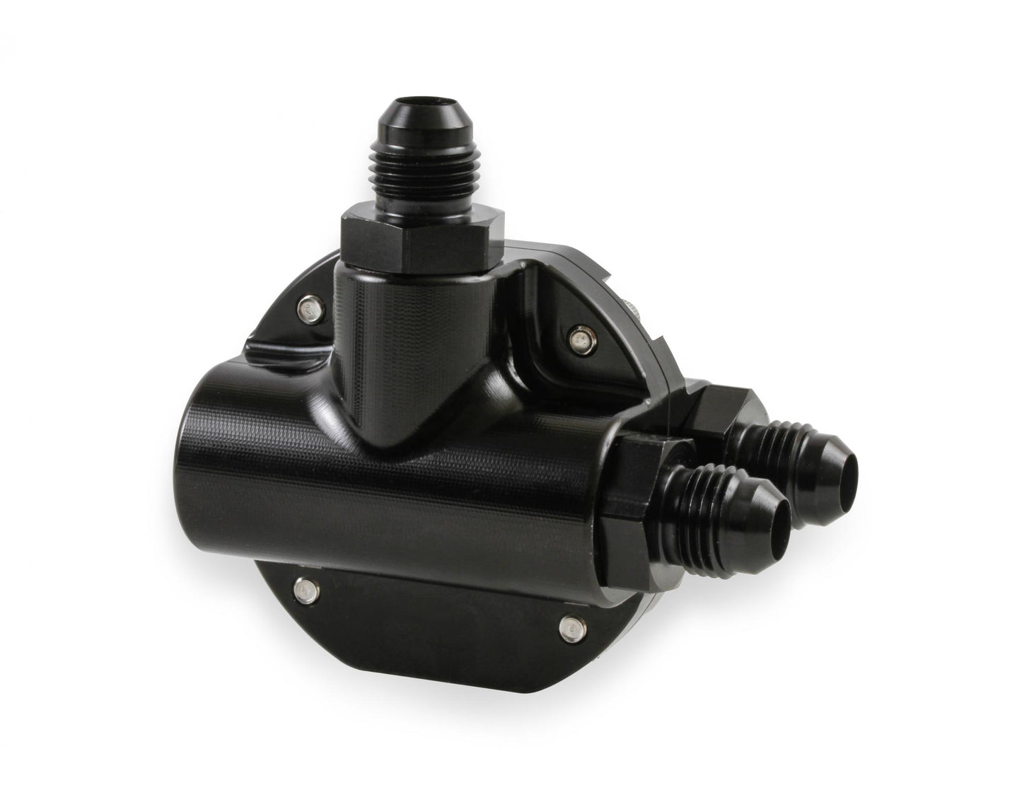 Billet EFI Return Style Fuel Pressure Regulator EFI Return Style Regulator 59.5 PSI Black Finish Holley-4