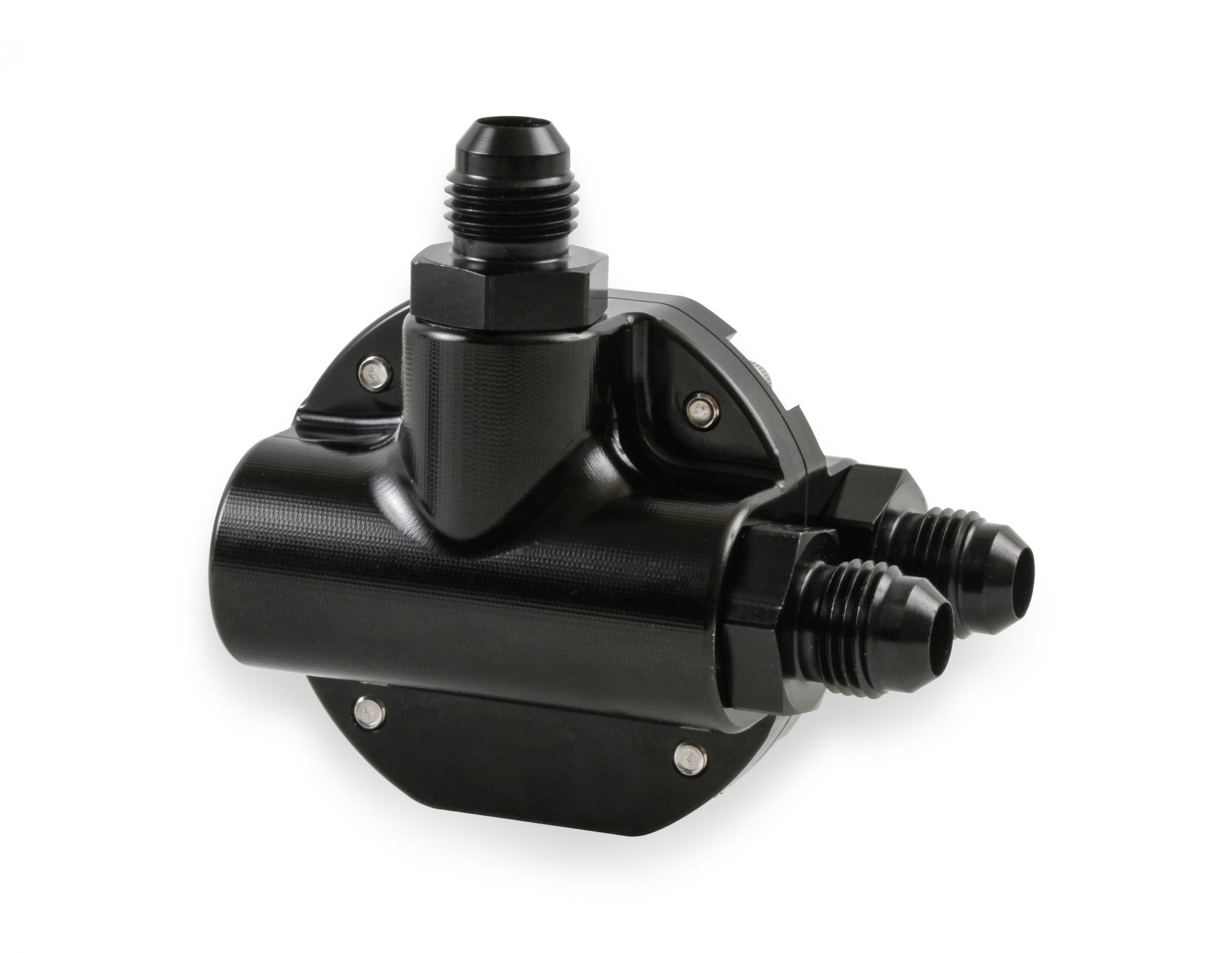 Billet EFI Return Style Fuel Pressure Regulator EFI Return Style Regulator 59.5 PSI Black Finish Holley-4