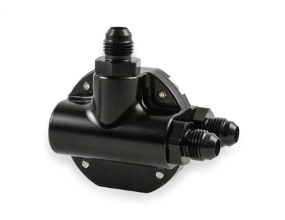 Billet EFI Return Style Fuel Pressure Regulator EFI Return Style Regulator 59.5 PSI Black Finish Holley-4