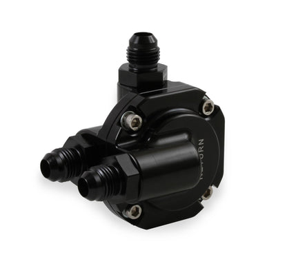 Billet EFI Return Style Fuel Pressure Regulator EFI Return Style Regulator 59.5 PSI Black Finish Holley-5