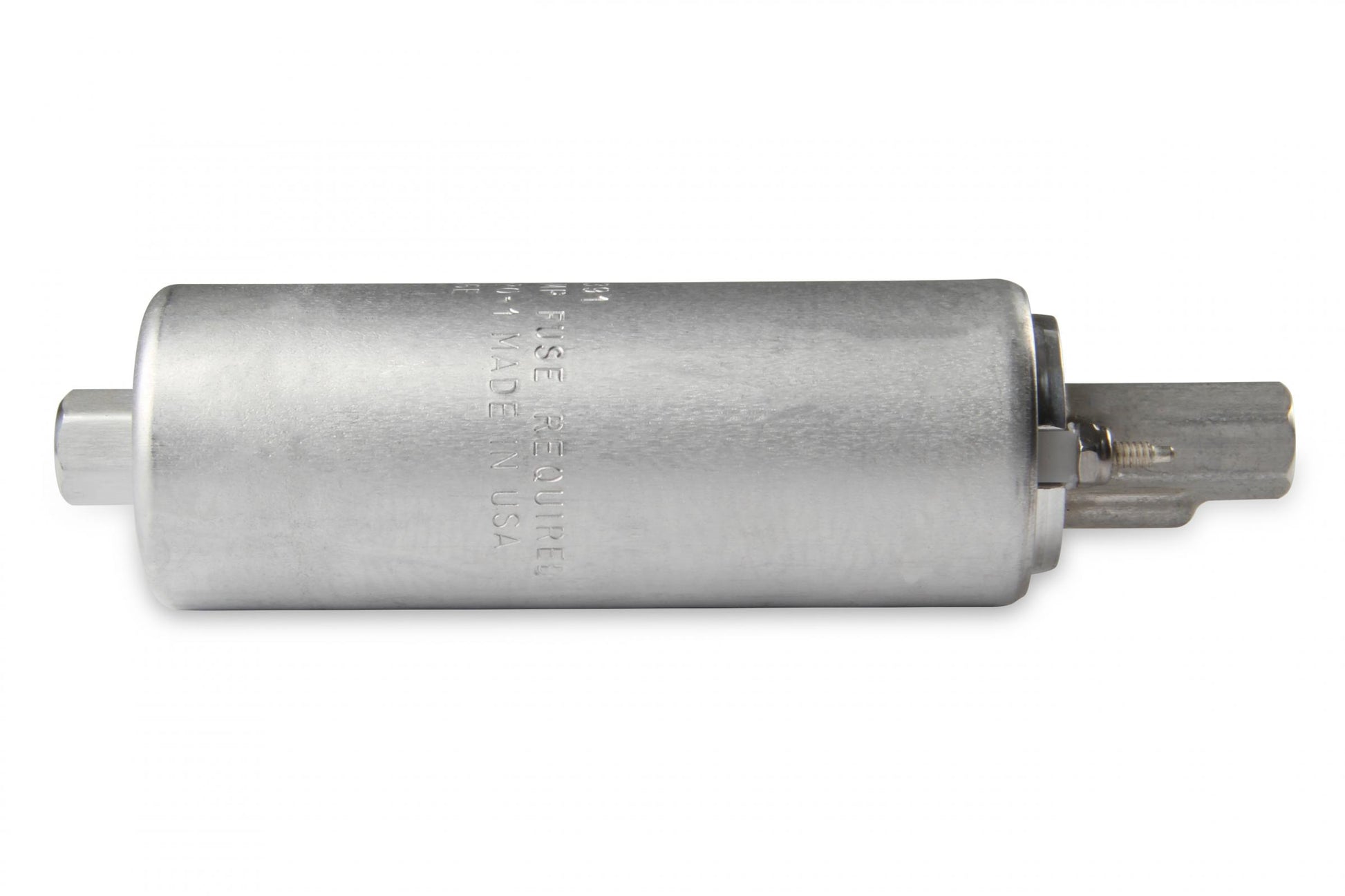 190 LPH Universal In-Line Fuel Pump (gerotor Style) 190 Liter Per Hour In-Line Frame Mounted Street/strip Applications Compatible with Gasoline Only Holley-1