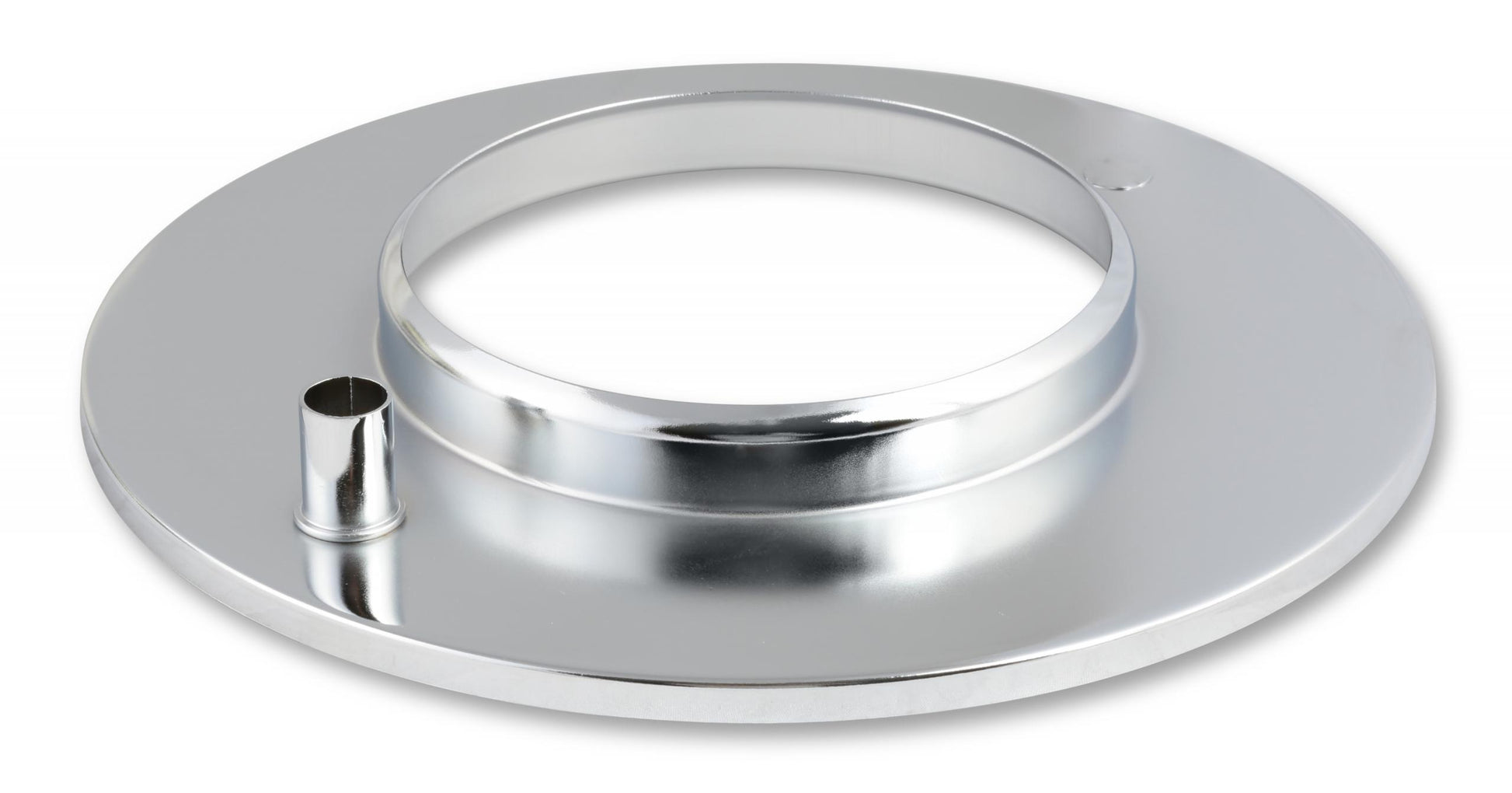 10 Chrome Round Air Cleaner Chrome Round 10 Air Cleaner Assembly, Fits Carburetors w/5.125 Diameter Neck Holley-2
