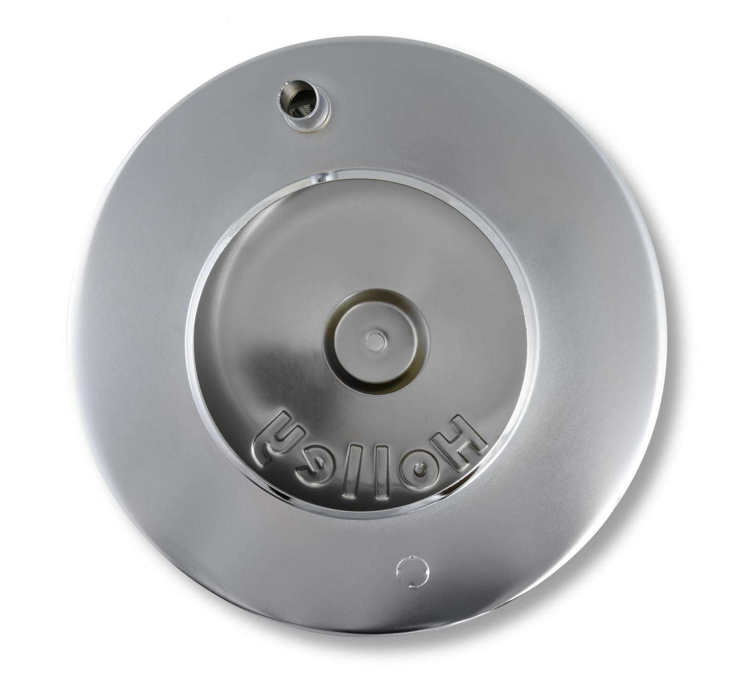 10 Chrome Round Air Cleaner Chrome Round 10 Air Cleaner Assembly, Fits Carburetors w/5.125 Diameter Neck Holley-3