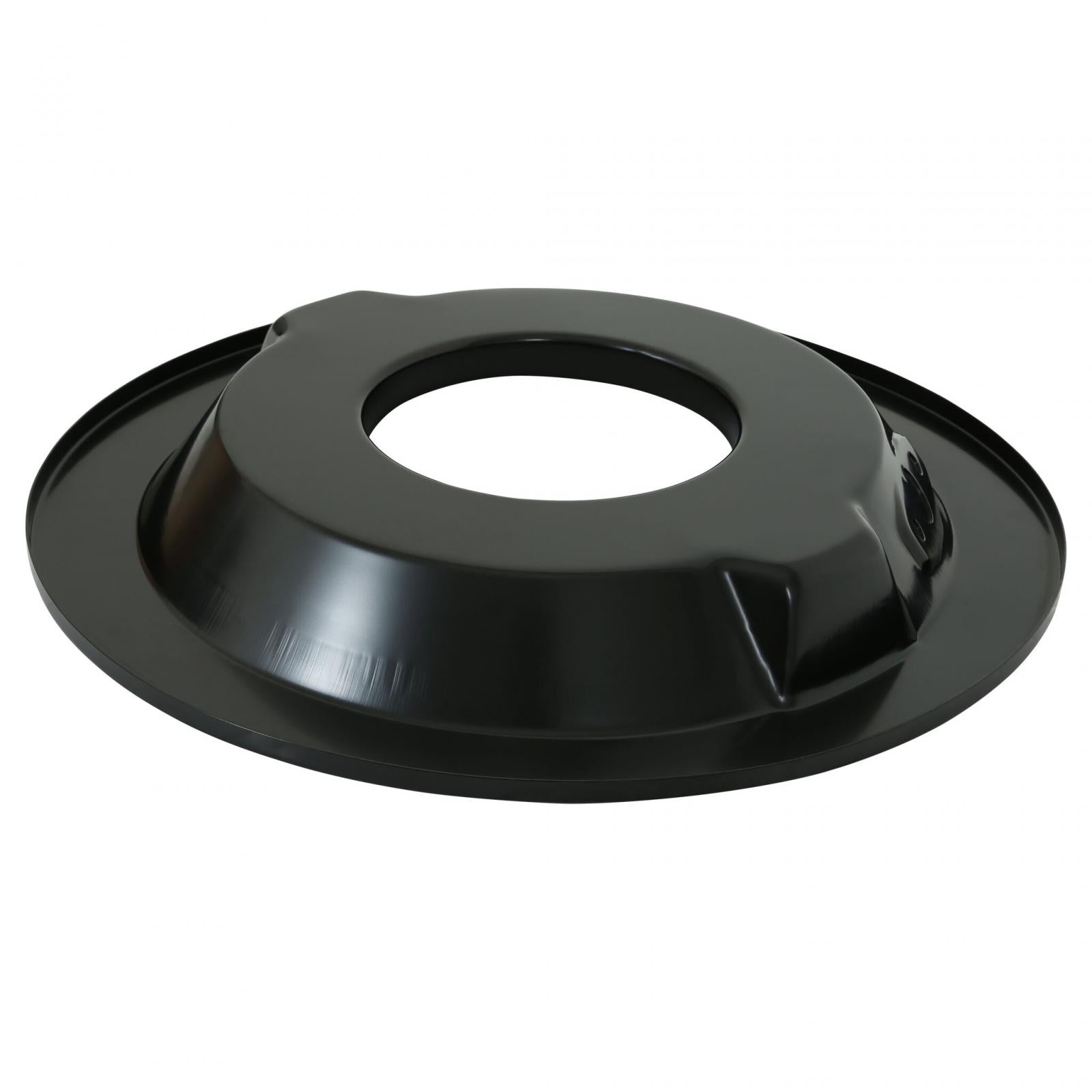 Finned Vintage Style Air Cleaner 14 Diameter X 3 Tall Round 4150 & 4160 Carburetors w/5.125 Diameter Neck Black Finned Air Cleaner Assembly Premium Element Die-Cast Aluminum Holley-6