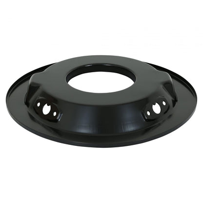 Finned Vintage Style Air Cleaner 14 Diameter X 3 Tall Round 4150 & 4160 Carburetors w/5.125 Diameter Neck Black Finned Air Cleaner Assembly Premium Element Die-Cast Aluminum Holley-7