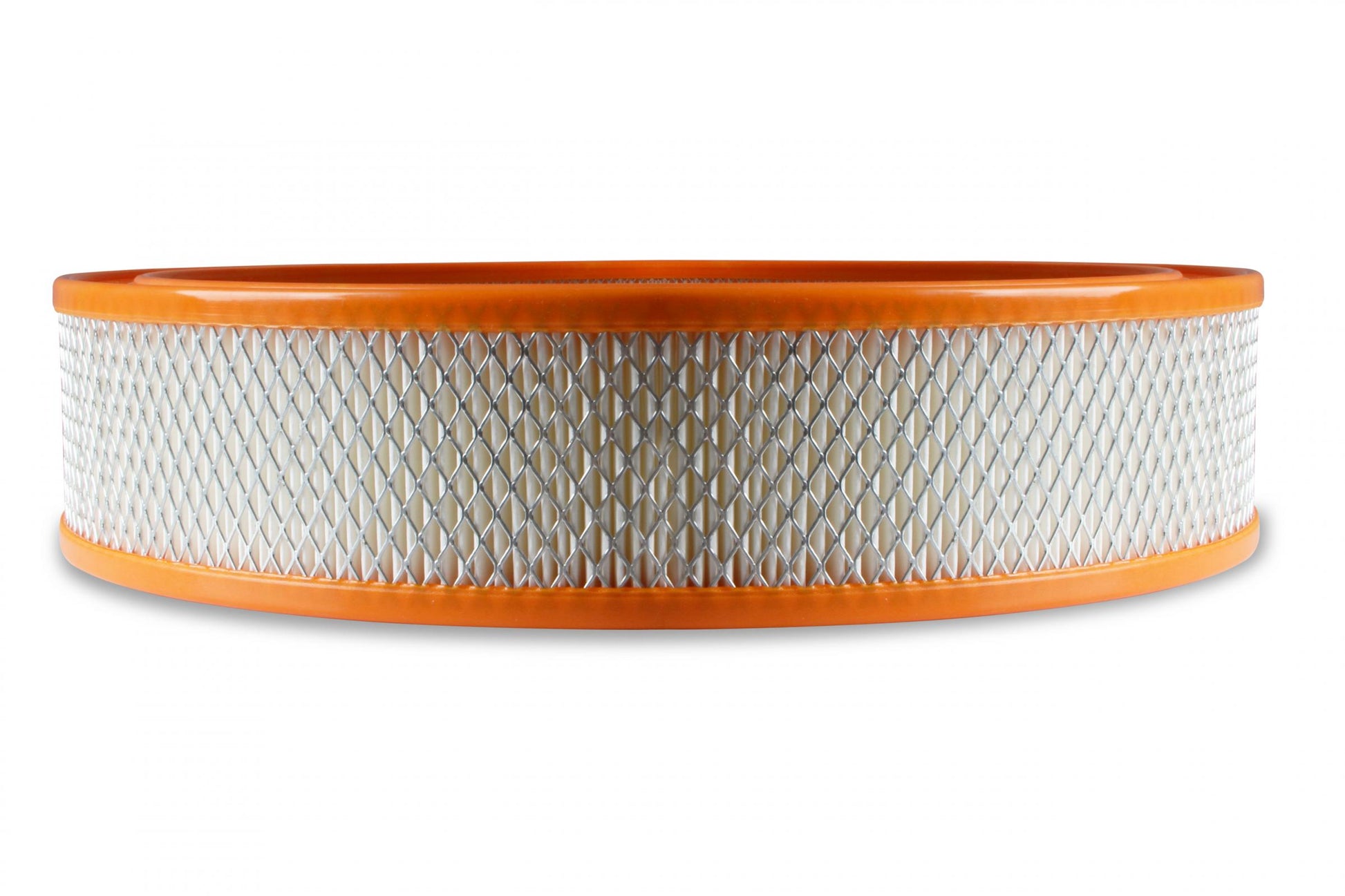 Air Filter 14x3 White Paper Element Orange Ring Replacement Paper Air Filter Element 14 Diameter and 3 Tall with Orange Rubber Ring Holley-2