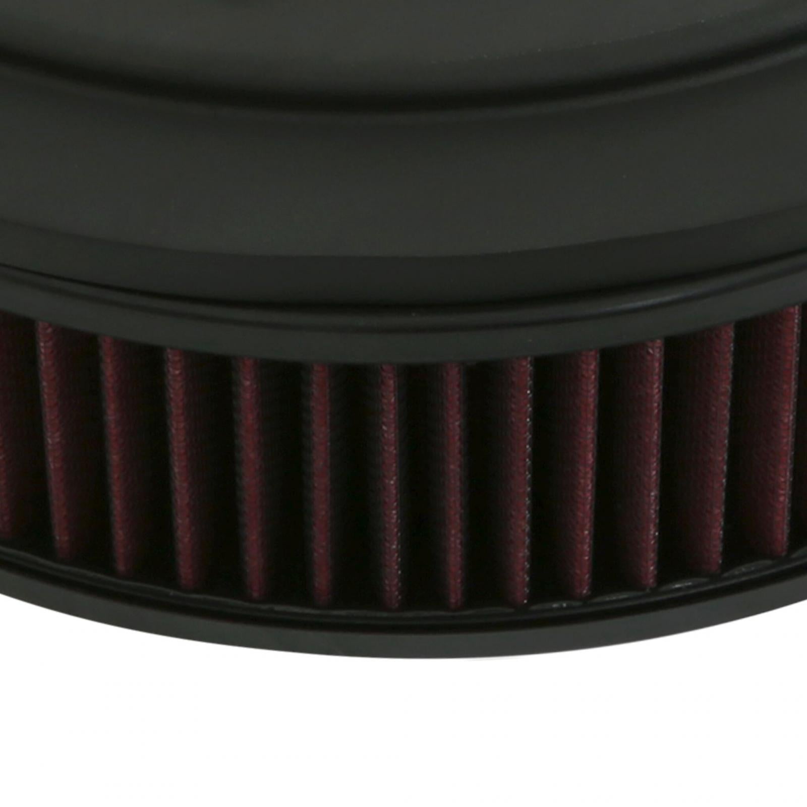 GM Muscle Series Air Cleaner Satin Black Machined 14 X 3 Air Cleaner Kit W/ Premium Filter GM Bowtie and Chevrolet Logo Holley-4