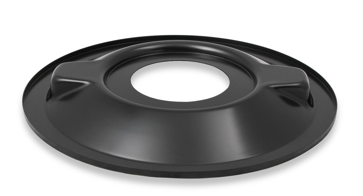 4150 Drop Base Air Cleaner Black w/3 Red Washable Gauze Filter 16 X 3 Black Drop-Base Air Cleaner for 4150 Series Carburetors with 5-1/8 Diameter Neck Holley-2