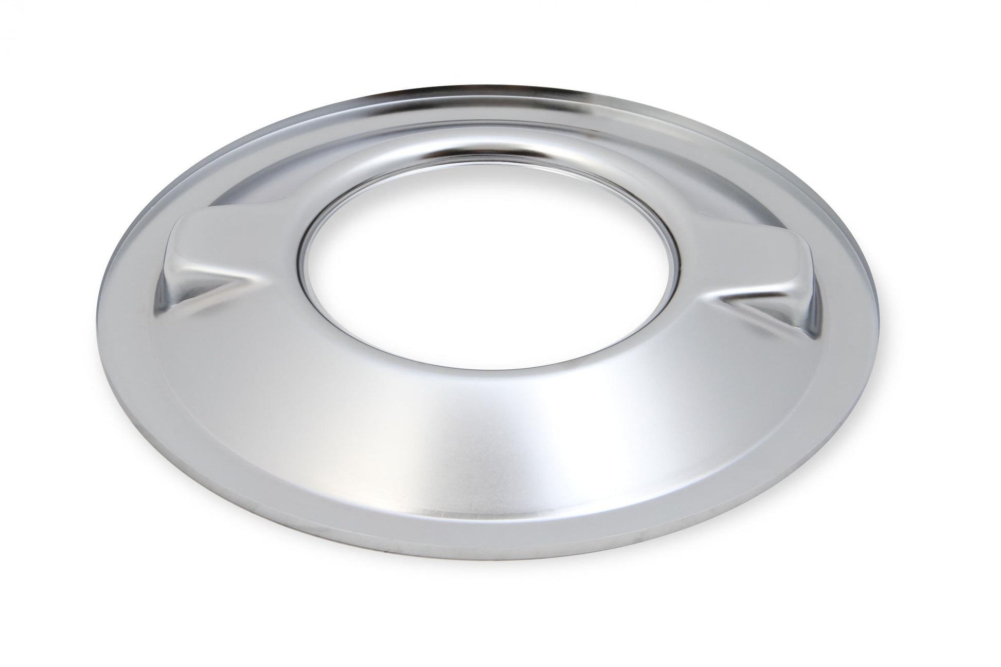 4500 Drop Base Air Cleaner Chrome w/6 Red Washable Gauze Filter 16 X 6 Chrome Drop-Base Air Cleaner for 4500 Series Carburetors with 7-1/4 Diameter Neck Holley-2