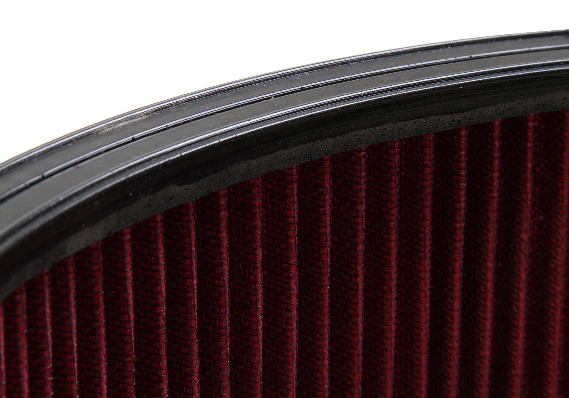 4500 Drop Base Air Cleaner Chrome w/6 Red Washable Gauze Filter 16 X 6 Chrome Drop-Base Air Cleaner for 4500 Series Carburetors with 7-1/4 Diameter Neck Holley-4