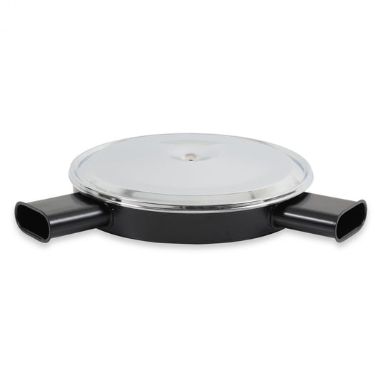 Retrofilter Drive-By-Wire Air Cleaner 14-Inch Diameter Dual Snorkel Chrome Fits LS3-Style DBW Throttle Body Cotton Gauze Element Holley