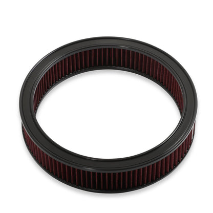 Retrofilter Drive-By-Wire Air Cleaner 14-Inch Diameter Dual Snorkel Chrome Fits LS3-Style DBW Throttle Body Cotton Gauze Element Holley-5