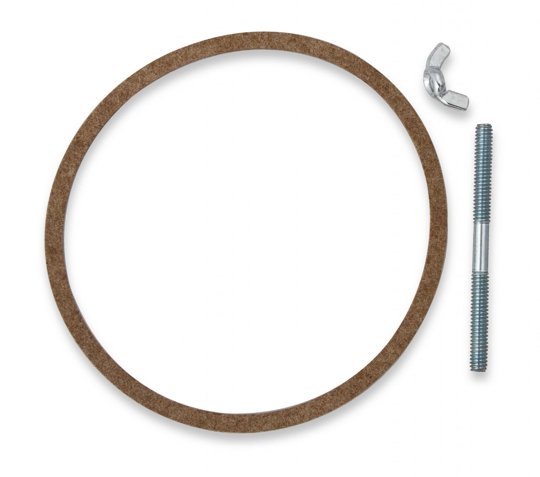 Sniper Air Cleaner Assembly, 14 X 4 Chrome Finish Stamped Steel Air Cleaner Assembly with Paper Filter Element Holley-4