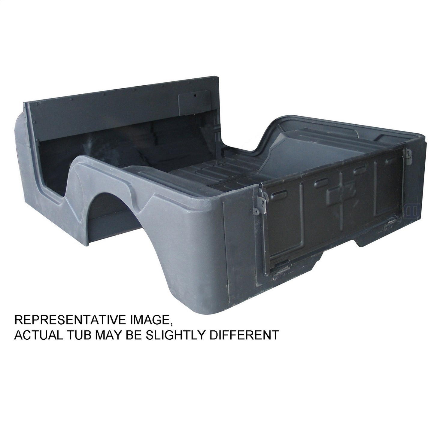 Reproduction Steel Body Tub Tub Only No Side Gas Fill w/Cowl Vent 1972-1975 Jeep CJ5 OMIX