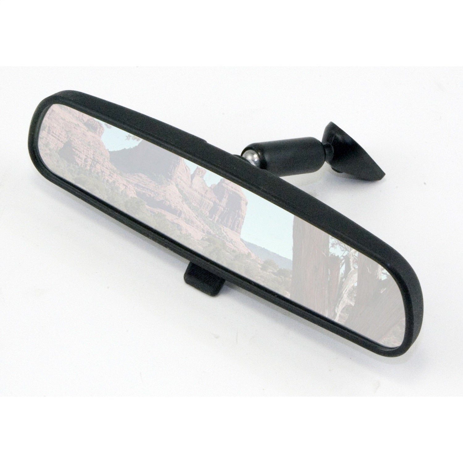 Rear View Mirror Black 1972-1986 Jeep CJ 1987-1995 Wrangler YJ And 1997-2002 Wrangler TJ OMIX