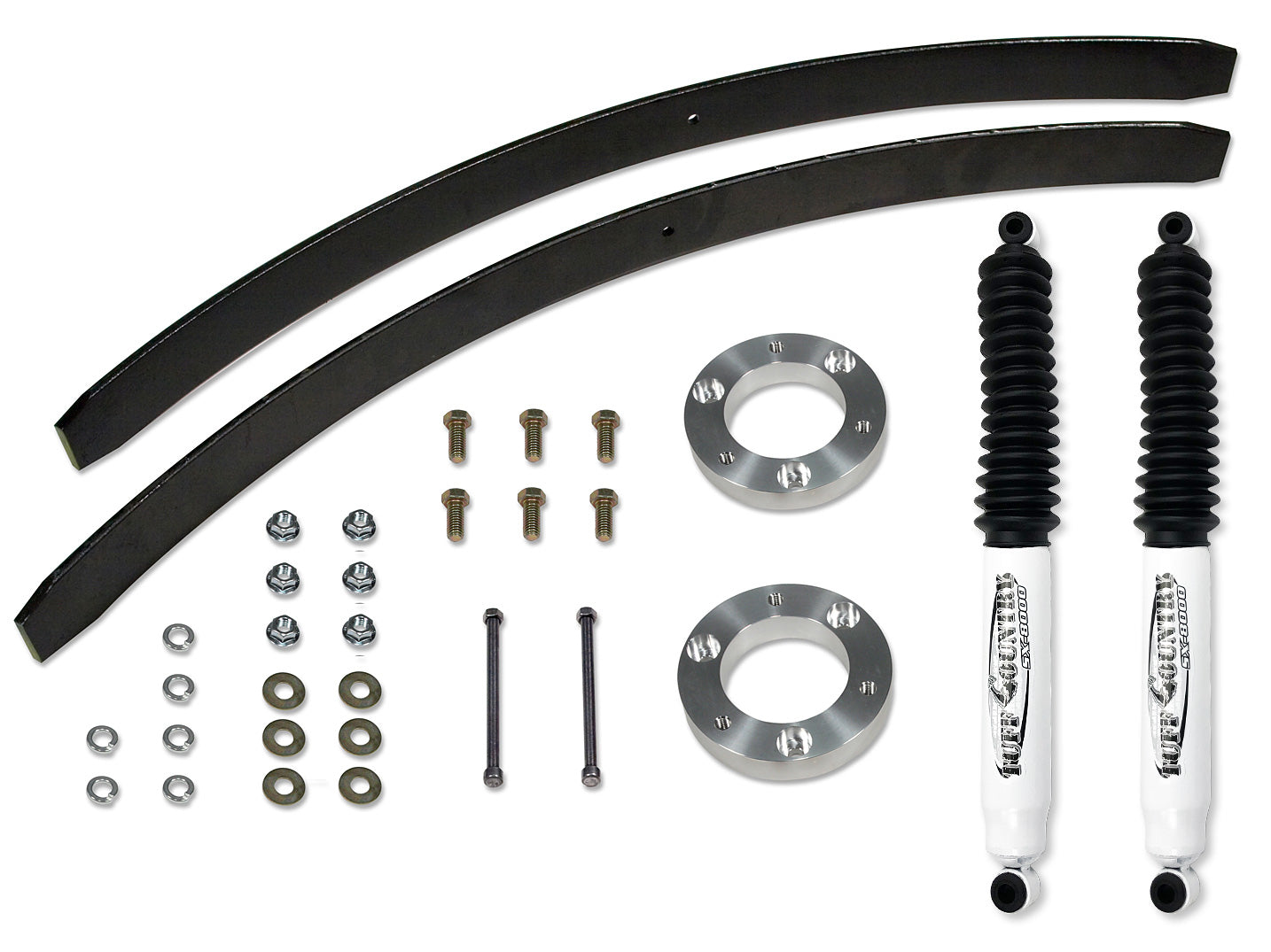 2 Inch Lift Kit 07-Up Silverado/Sierra 1500 w/Rear Add A Leafs and SX8000 Shocks Tuff Country