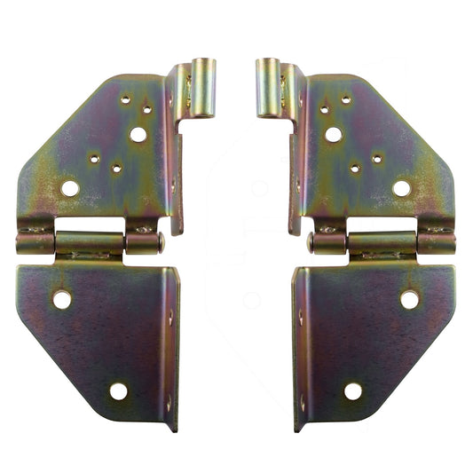 Windshield Hinge Kit Screws Sold Separately 1976-1983 CJ5 1976-1986 CJ7 And 1981-1986 CJ8 Scrambler OMIX