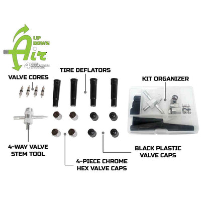 Tire Repair Kit 53 Piece Kit With Black Storage Box Up Down Air-4