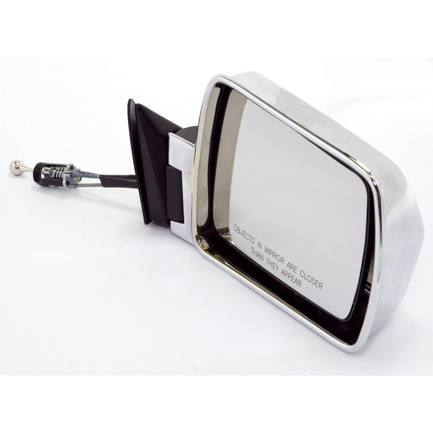 Door Mirror Right Power Remote Chrome Folding Connects To Doors Remote Control Switch Passenger Side Of 84-96 Cherokee XJ And 86-92 Comanche MJ OMIX