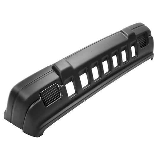 Bumper Cover-Front Black Plastic Stock Replacement w/Fog Lights 1996-1998 Jeep Grand Cherokee ZJ Without Factory Fog Lights OMIX