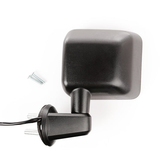 Door Mirror Left Power Heated Black Driver Side Of 15-17 Wrangler JK / Jku OMIX-1