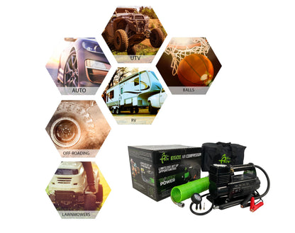 Compressor System 5.6 CFM With Storage Bag Hose & Attachments Single Motor Up Down Air-6
