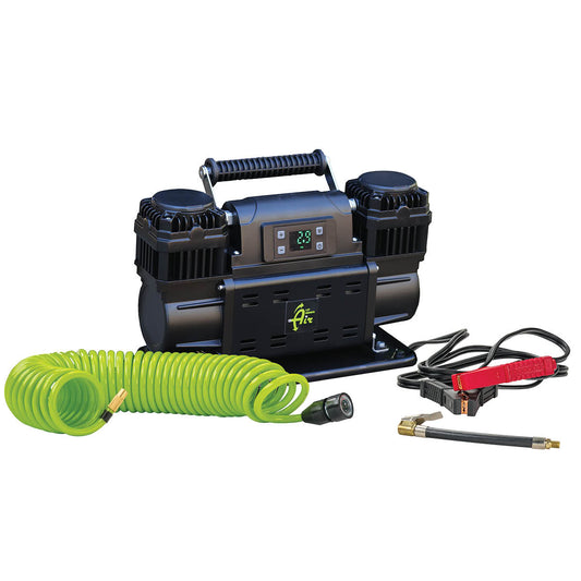 EGOI Portable Compressor System 7.0 CFM With Digital Control Panel, Storage Bag, Hose & Attachments Single Motor Up Down Air-1