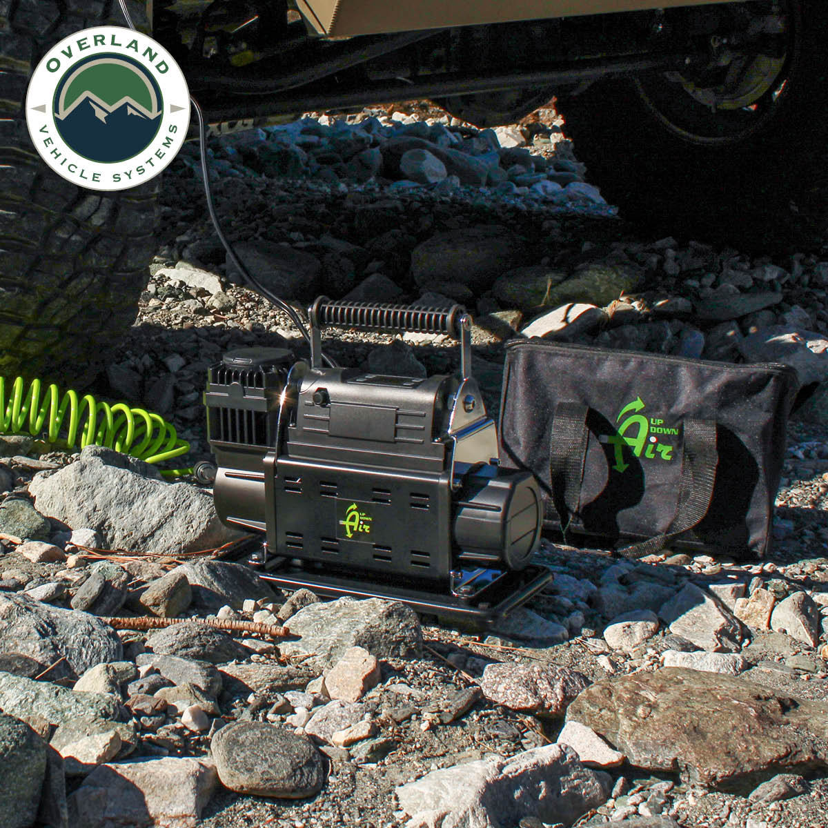 EGOI Portable Compressor System 7.0 CFM With Digital Control Panel, Storage Bag, Hose & Attachments Single Motor Up Down Air-6