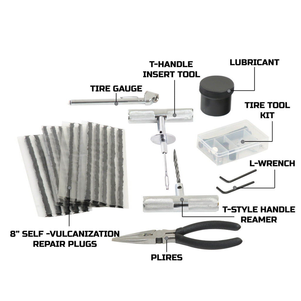 Valve Stem Repair Kit 17 Piece Kit With Storage Box Up Down Air-1
