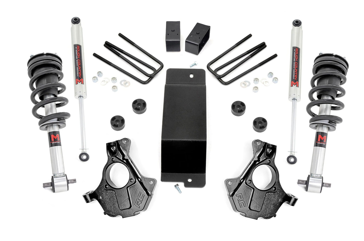 3.5 Inch Lift Kit Alu/Stamp Steel LCA M1 Strut Silverado/Sierra 1500 (14-18 & Classic) Rough Country
