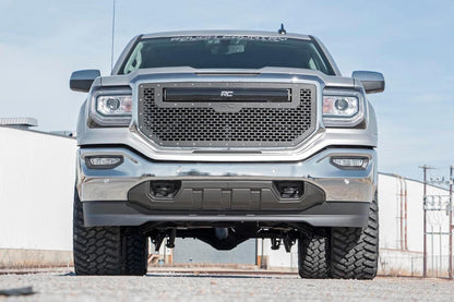 3.5 Inch Lift Kit Alu/Stamp Steel LCA M1 Strut Silverado/Sierra 1500 (14-18 & Classic) Rough Country-2