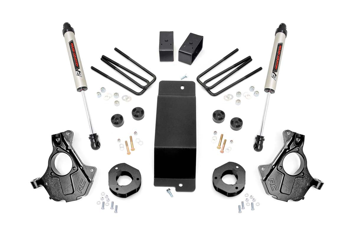 Rough Country 3.5 Inch Suspension Lift Knuckle Kit 14-18 Silverado/Sierra 1500 4WD Aluminum & Stamped Steel Rough Country