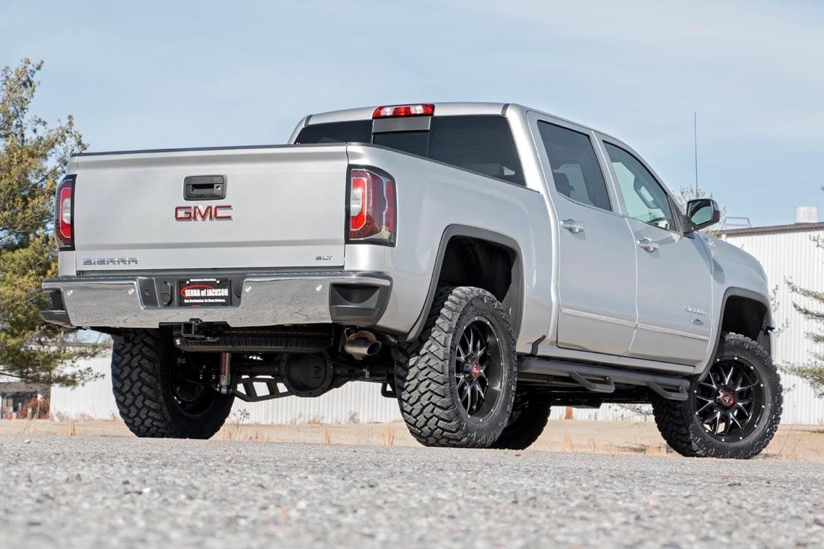 3.5 Inch Suspension Lift Knuckle Kit w/V2 Monotube 14-18 Silverado/Sierra 1500 4WD Aluminum & Stamped Steel Rough Country-3